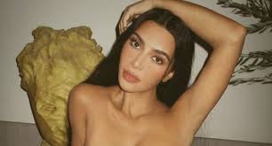 Kim Kardashian Wears Naked Illusion "Birthday Suit" Dress