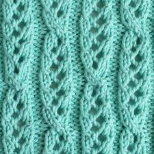 K1, *yfwd, skp, rep from * to endrepeat these four rows Free Knit Stitch For Eyelet Ribbons Knitting Kingdom