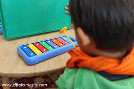 Also includes holidays, seasons, and themed sensory activities! Sense Of Hearing Activity For Kids With A Glockenspiel