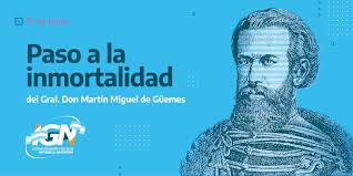 El 1º de abril, el general san martín informa al directorio desde tucumán, lo siguiente: Paso A La Inmortalidad Del General Don Martin Miguel De Guemes Instituto Geografico Nacional