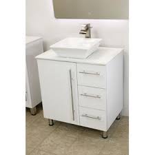 Check spelling or type a new query. Windbay 30 Free Standing Bathroom Vanity White Embossed Texture White Stone Countertop Ceramic Sink