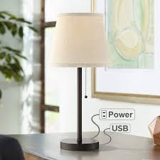Possini euro amity desk lamp with usb. Lamps Plus Bedside