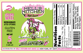 Italian restaurants with outdoor seating in hell's kitchen. Hell S Kitchen Hot Sauce Labels On Behance