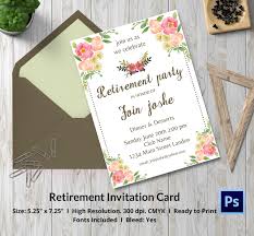 Retirement is a life event that can come with a mix of emotions: Retirement Invitation Templates 17 Free Premium Download