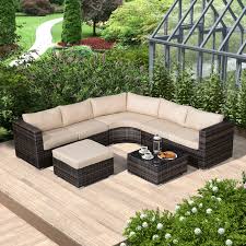 Since the 1950's the bridgman name has been synonymous with the supply of luxury furniture for the home and… Nova Verona Rattan Curved Corner Sofa Set Brown Crownhill