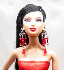 NEW Fashion Doll Jewelry Swarovski Crystal Earrings