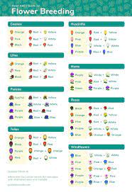 Created A New Flower Breeding Guide With All Of The Flowers Labeled Let Me Know If There S Anything M New Animal Crossing Animal Crossing Animal Crossing Game