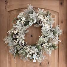 This traditional holiday eucalyptus and berry wreath is perfect for any holiday décor. Flocked Eucalyptus And Berries Wreath Kirklands