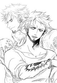 Luffy #roronoa zoro #sanji #usopp #chopper #brook the soul king. Trafalgar Law One Piece And Black And White Tattoo Idea 977258 For On Ideas4tattoo Com