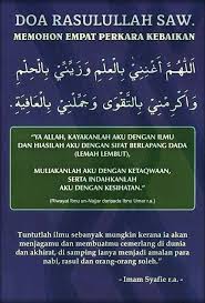 Four Good Things Doa Rasulullah Kekuatan Doa Doa Motivasi