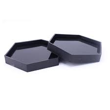 Pebeo resin silicone moulds 2 hexagonal coaster mould pack - Local Art Shop