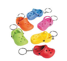 Check spelling or type a new query. Rubber Slipper Mini Clog Crocs Shoe Key Chains 12 Count Christian Book And Toys