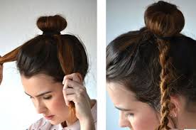 Just spray a texture spray or dry shampoo from the middle of your hair shaft to the roots, then secure clear elastics along your low ponytail, pulling each section apart to create a bubble effect. 21 Second Day Hairstyle Tutorials