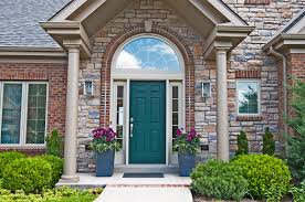 It's common to see small cottages with painted or bare bricks along the bottom third of their exterior. Brick And Stone Exterior Houzz