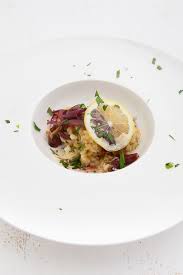 Zitronen Risotto Mit Portwein Zwiebeln Zitronen Risotto Risotto Lebensmittel Essen