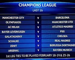 The uefa champions league is back. Champions League Round Of 16 Games Arsenal Bayern