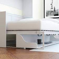 melbourne full wall bed with desk combo in white wall bed modern home office furniture guest bedroom office