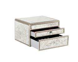 Mirrored Makeup Storage Saubhaya Makeup Each compartment is velvet lined for a luxurious finish.