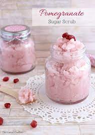 Pomegranate Sugar Scrub Recipe Sugar Scrub Diy Sugar Scrub Recipe Sugar Scrub Homemade