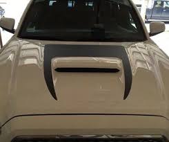 I have one on my tacoma and on the 4runner. Matte Black 2016 2021 Toyota Tacoma Trd Hood Scoop Decal Blackout Ebay