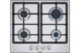 Maîtrisez parfaitement la cuisson de vos plats avec une plaque gaz ! Plaque Gaz Siemens Table De Cuisson Gaz 60cm 4 Feux Inox Siemens Eg6b5pb90 Darty