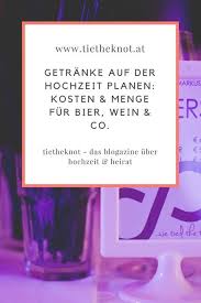 Getranke Auf Der Hochzeit Menge Und Kosten Fur Die Getranke Planen Mit Bildern Hochzeit Planen Hochzeit Kosten Hochzeit