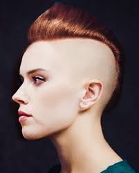 Red Mohawk Undercut Wish She D Change Up Her Hair Length The Way She Changes Her Colors Rey Buzzcut Buzzedhai Hair Lengths Red Hair Woman Buzzcut Girl