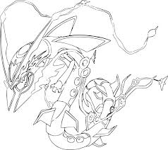 Coloriage Mega Rayquaza Pokemon Coloriage Pokemon Coloriage Pokemon Legendaire Coloriage