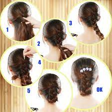 Qy 14pcs Colorful Different Size Plastic Hair Braid Ponytail Makers Styling Loops Tool Braided Ponytail Hairstyles Hair Braided Hairstyles