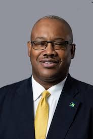 Rev'd. Vaughn Peterson Miller, MP and Honorable Minister of The Environment  and Natural Resource