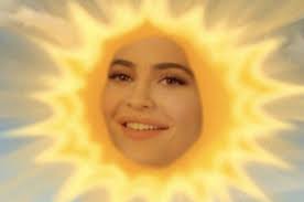 Kylie Jenner Posted Her Head Inside The Teletubbies Baby Sun In Response To The Rise And Shine Meme And It S Too Perfect Rise And Shine Meme Kylie Jenner Kylie