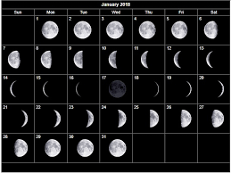 january 2018 moon phases calendar max calendars