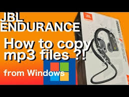 Copying Mp3 Music Files Onto The Jbl Endurance Dive Headphones From A Windows Pc How To Youtube