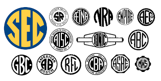 The Sec Succeeds With An Antimodern Logo Emblemetric Initials Logo Logos Circular Logo