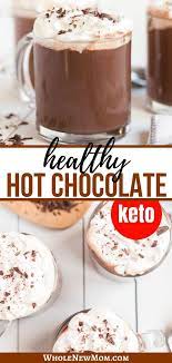 Easy Vegan Hot Chocolate Dairy Free Keto Whole New Mom Recipe Hot Chocolate Recipes Swiss Miss Hot Chocolate Recipe Hot Chocolate Recipe Dairy Free