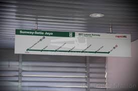 Malaysia, selangor state, bandar sunway, 21 jalan pjs 9/6. Brt Sunway Line Sunway Setia Jaya Usj 7 Railtravel Station