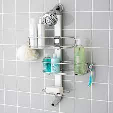 Simplehuman Flip Fit Shower Caddy Shower Organization Shower Caddy Simplehuman