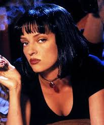 No 4 Uma Thurman S Pulp Fiction Bangs Pulp Fiction Costume Uma Thurman Pulp Fiction Pulp Fiction