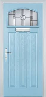 Each panel offers narrow stiles and rails, to maximize the view. 3 Panel 1 Square Composite Doors