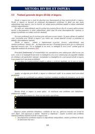 Se dă un vector cu n elemente numere naturale. Calameo Capitolul 5 Metoda Divide Et Impera