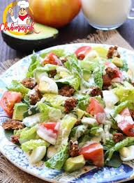 Resep Hidangan Sayur Salad Sayur Saus Yoghurt Salad Sayur Untuk Diet Club Masak Salad Sayur Cobb Salad Resep