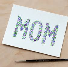 Birthday Card For Mother Diy Diy Watercolor Mother S Day Card With Printable Mother S Day Diy Mothers Day Cards Mothers Day Drawings