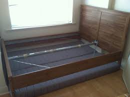 This video, in keeping with our desire to keep moving affordable, shows you how to take apart a sleigh bed to get ready for loading on a moving truck. How To Store A Mattress Box Spring And Bed Frame