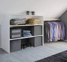 Mit einer cleveren aufteilung des schranks schafft sich der stauraum im schlafzimmer von ganz alleine. Vcm Kleiderschrank Wandstander Dachschrage Kaufland De