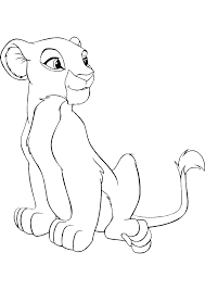 Sarabi mufasa lion king coloring pages. Lioness Sarabi Coloring Book Razukraski Com