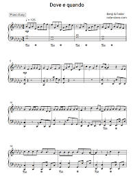 Dimmi dove e quando dimmi dove e quando da stasera non arrivo in ritardo e non ho più nessuna scusa stupida non conta neanche il traffico che c'è dimmi. Benji Fede Dove E Quando Sheet Music For Piano Download Piano Easy Sku Pea0014921 At Note Store Com