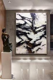 Black And White Oil Painting Large Abstract Wall Art Black And White Oil Painting White Painting Black Wall Art Acrylic Painting Large Abstract Wall Art White Painting Black Wall Art