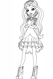 Ever after high character illustrations. Ever After High Raven Queen Coloring Page Free Printable Coloring Pages For Kids