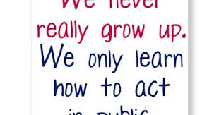 We Never Really Grow Up Postcard Zazzle Co Uk Words Cool Words Funny Quotes