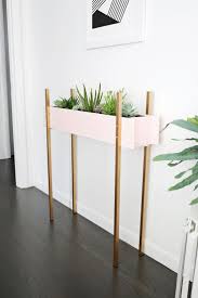 Skinny Planter Stand Diy A Beautiful Mess Minimalist Home Decor Diy Decor Home Diy